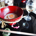 写真: 会席料理「収穫の喜び」食前酒 Japanese Cuisine at Sunaino-sato
