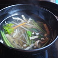 写真: 会席料理「収穫の喜び」煮物椀 Japanese Cuisine at Sunaino-sato