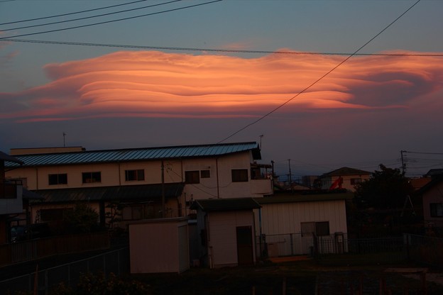 写真: 3月15日富士宮からの吊るし雲！ もっと良い場所で撮影したかった^_^;