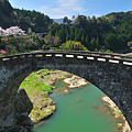 写真: 霊台橋（熊本県美里町）