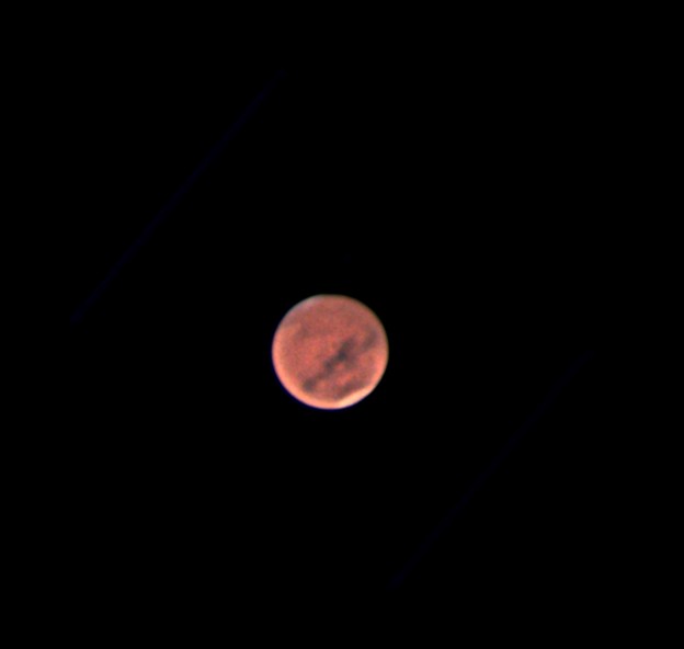 写真: 火星　８月４日　(再掲)