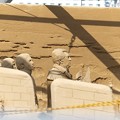 写真: 2014.10.07　みなとみらい　砂の彫刻展　ペリーも台風に敵わない