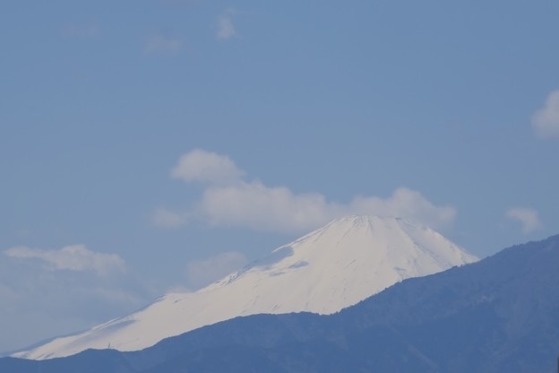 写真: 2015.03.24　駅前　富士山
