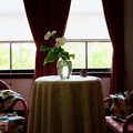 写真: 2019.05.05　外交官の家　寝室　端午の節句　活花
