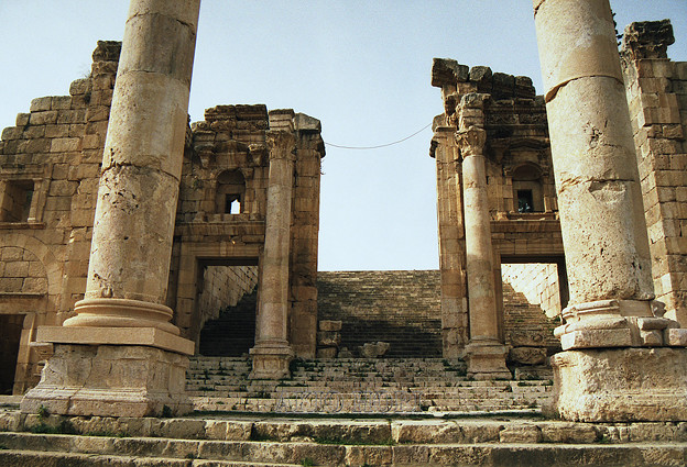 2003年12月、ヨルダンのローマ遺跡「ジェラシュ」を訪ねる。