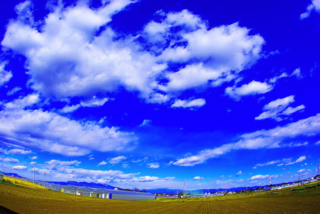 写真: 赤城山まで青く！・・・