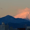 写真: 7時4分の富士