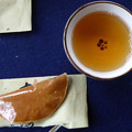 写真: 100もみじ苑の茶菓子