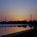 写真: 日の出〜水上メガソーラー
