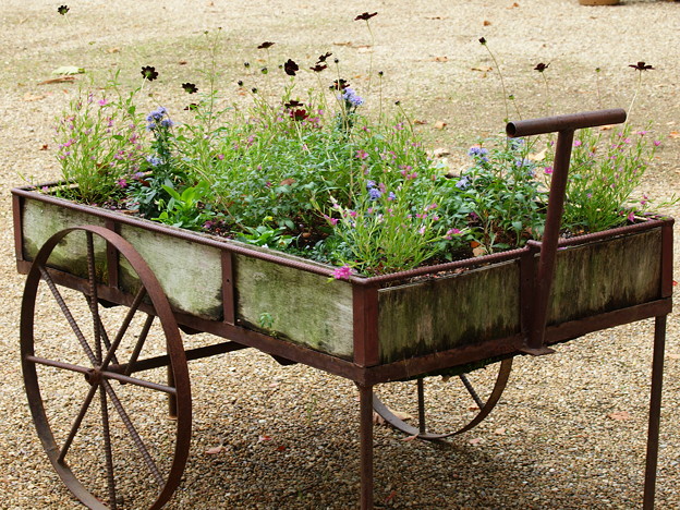 写真: バガテル公園の花車