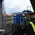 写真: 函館で機関車の付け替え（DD51 1100＋DD51 1138)