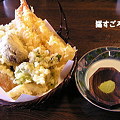 写真: 手打ち蕎麦　たねや　花の丘　天ぷら盛り合わせ２人前　１６８０円