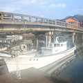 写真: 隠岐島後・西郷港、八尾川風景.．愛の橋
