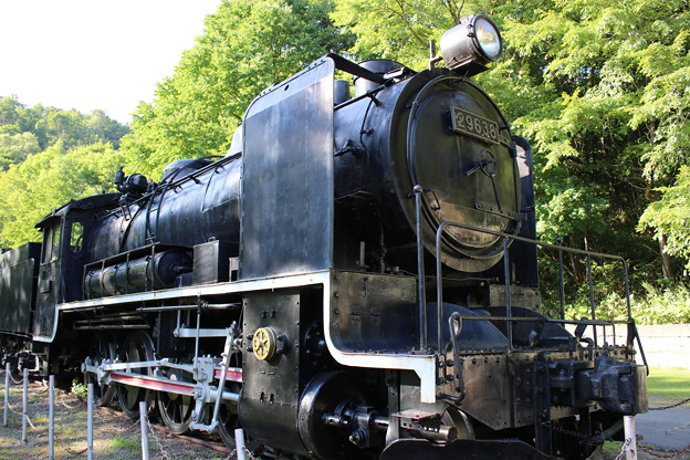 写真: キューロク蒸気機関車