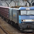 写真: 青い機関車