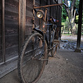 写真: 農家の自転車