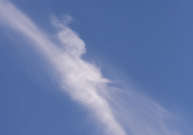 写真: 雲の滑り台