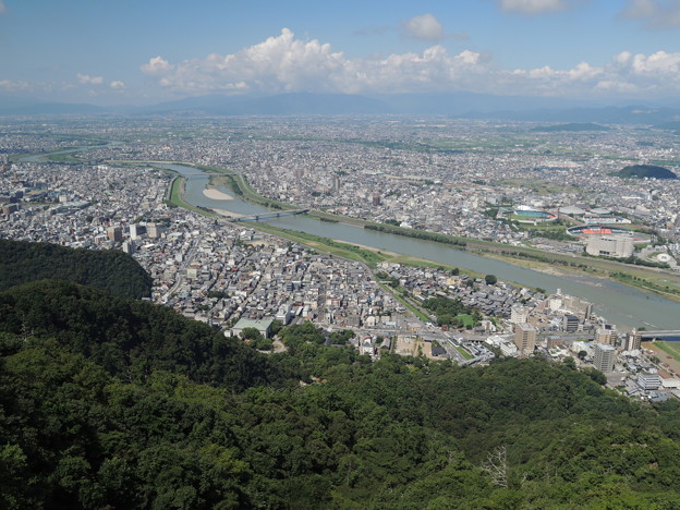 写真: 岐阜城からの眺め