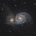 写真: 子持ち銀河M51