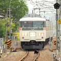 写真: 足利藤まつり4号佐野駅入線　185系B5編成