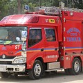 写真: 京都府八幡市消防本部　CD-Iポンプ車　　　　　　　　　　　　（オールシャッター仕様、CAFS付）