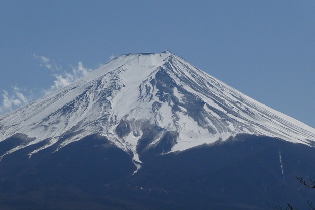 忠霊塔から見た富士山