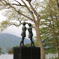 写真: 140518-13東北ツーリング・十和田湖・乙女の像