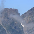150731-74夏山登山・Ｋ１ピークより笠ヶ岳から前穂高岳までの拡大つなぎ写真（２０／３４）