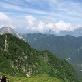 写真: 180726-52再挑戦「霞沢岳登山」・Ｋ１ピークからの360度（２／８）・焼岳方向