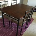 table with 4 chair $18