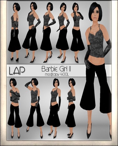[LAP] Barbie Girl II Pose Set