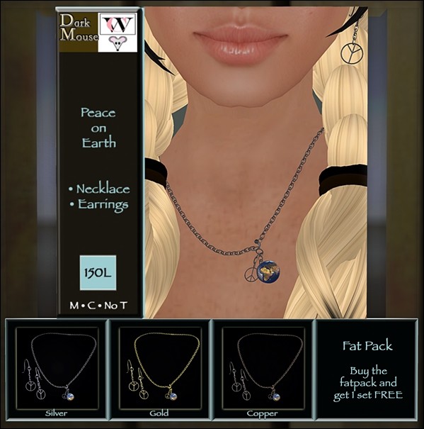 DM Peace on Earth Jewelry Set
