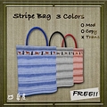 写真: =IZUMIYA=Free Stripe Bag