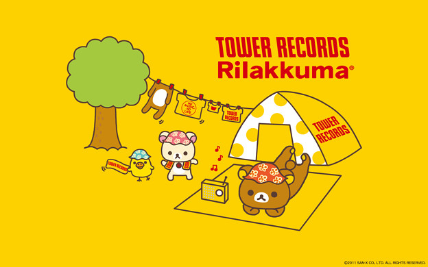 TOWER RECORDS×Rilakkuma_1680x1050