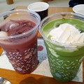 写真: nana's green tea 「抹茶白玉あずきラテ＆アイス白玉しるこ」