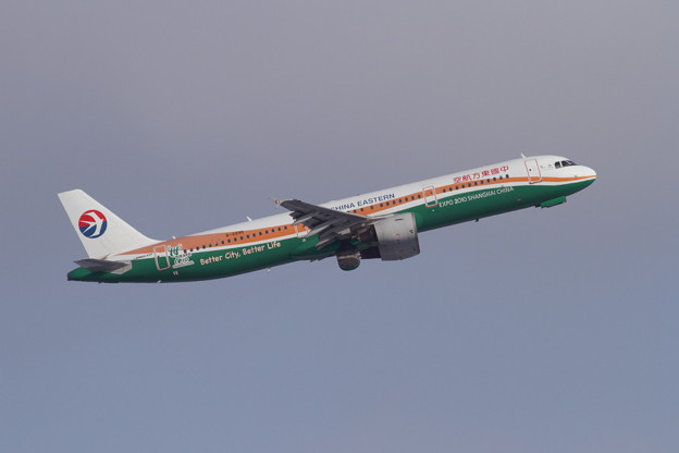 写真: A321 東方航空CTSでは見れなかった5年前からの塗装