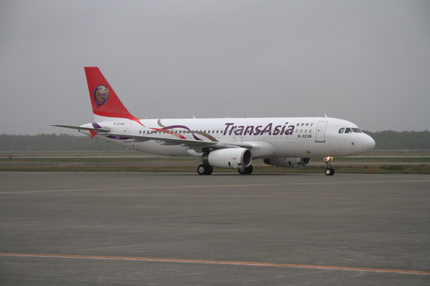 B-22318 TransAsiaのNew Color A320