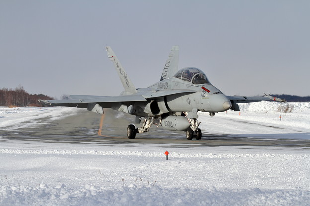 F/A-18D WK02 雪のち晴れ