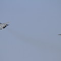 写真: F-15J Low approach後Left  break