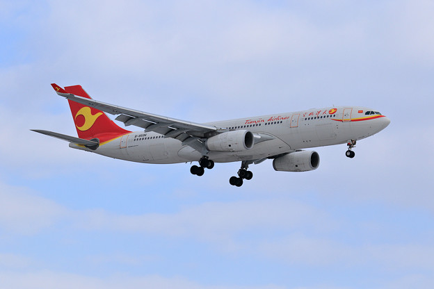 A330 天津航空 B-8596 approach