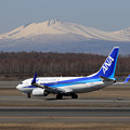 Photos: Boeing737-700 ANA JA04ANと樽前山