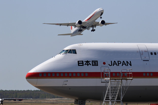 B747からB777へ新旧交代