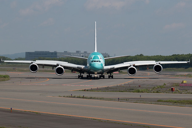 A380 ANA JA382A 飛来 2回目 (1)