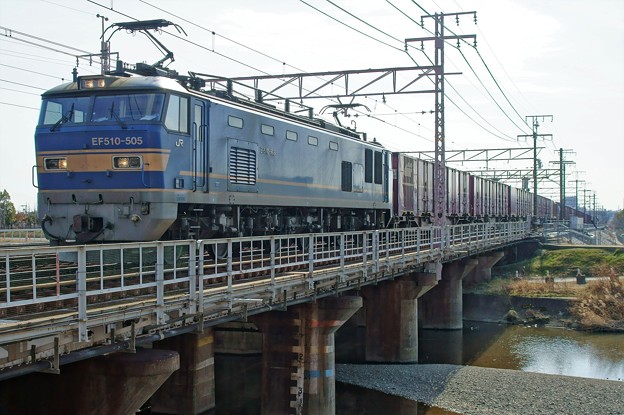 写真: 貨物列車【EF510-505牽引】