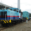 写真: 高岳1号機関車＋シキ180(変圧器積載)