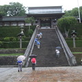 写真: 諏訪神社へ