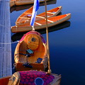 写真: 木靴を模した舟
