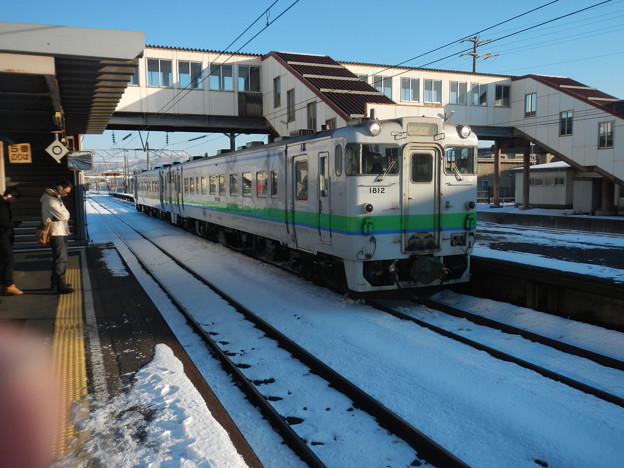 写真: DMU Kiha 40 belongs to South Hokkaido Railway