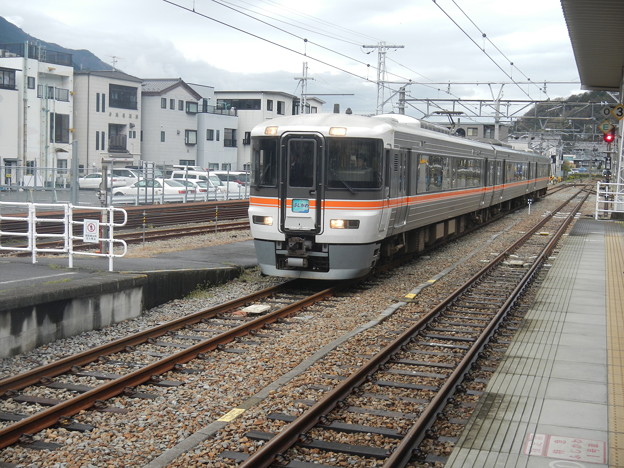 EMU 373 on Minobu line [Fujikawa Express]