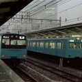 写真: 201 and 103 for local train between Kyoto to Nishi-Akashi
